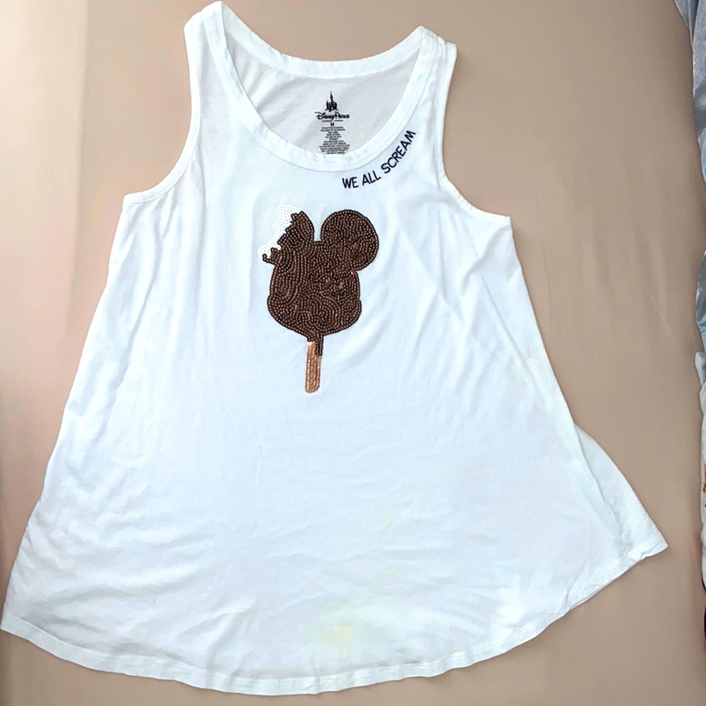 white disney tanktop